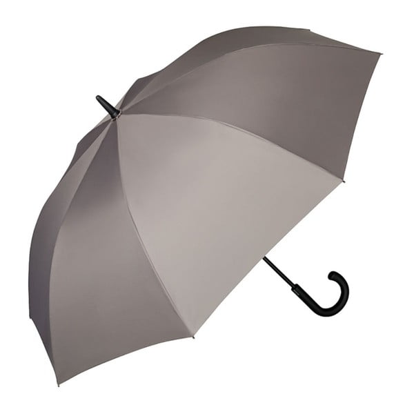 Sivý dáždnik s rúčkou Von Lilienfeld Leo, ø 114 cm