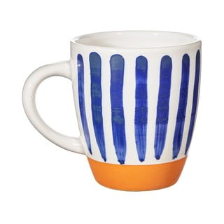Modro-biely kameninový hrnček Sass & Belle Paros, 450 ml