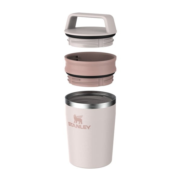 Svetloružový termo hrnček z nehrdzavejúcej ocele 230 ml Café-To-Go Travel Mug Rose Quartz – Stanley-image-3
