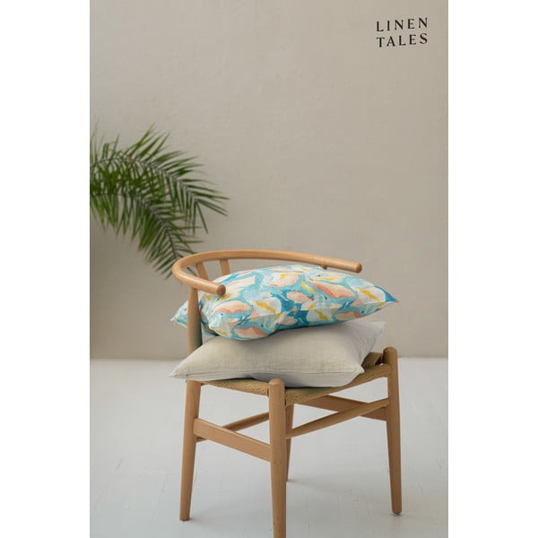 Prírodná ľanová obliečka na vankúš Linen Tales, 45 x 45 cm-image-1