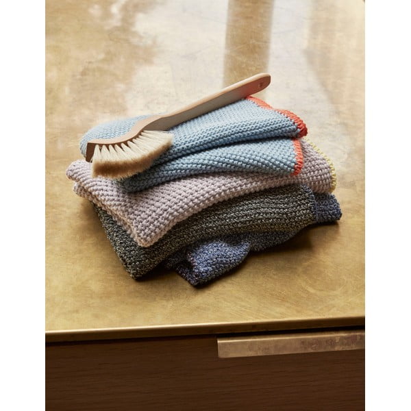 Modrá bavlnená utierka Hübsch Thea, 40 x 60 cm-image-2