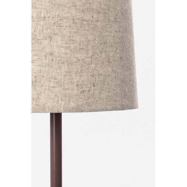 Béžová stojacia lampa s textilným tienidlom (výška  166 cm) Assam – Bizzotto-image-2
