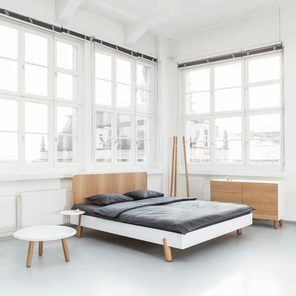 Posteľ Jitona Mamma s dreveným čelom 160 × 200 cm-image-1