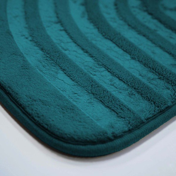 Kúpeľňová predložka v petrolejovej farbe 45x75 cm Allure – douceur d'intérieur-image-3