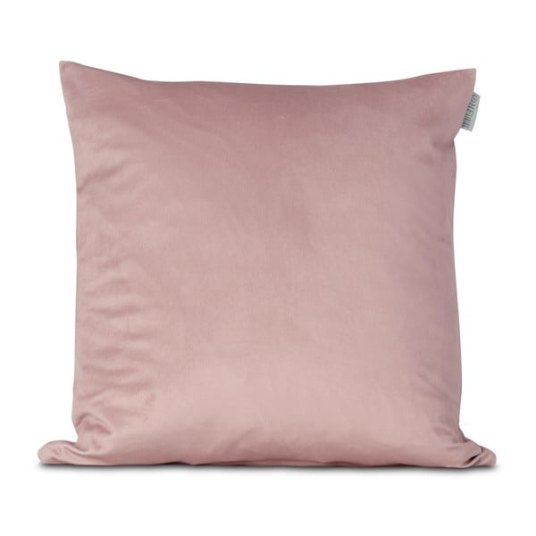 Ružová obliečka na vankúš HF Living Velvet, 45 × 45 cm