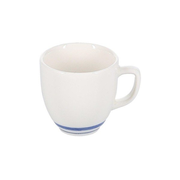 Biela/modrá porcelánová šálka na cappuccino 200 ml Azul – BonBistro