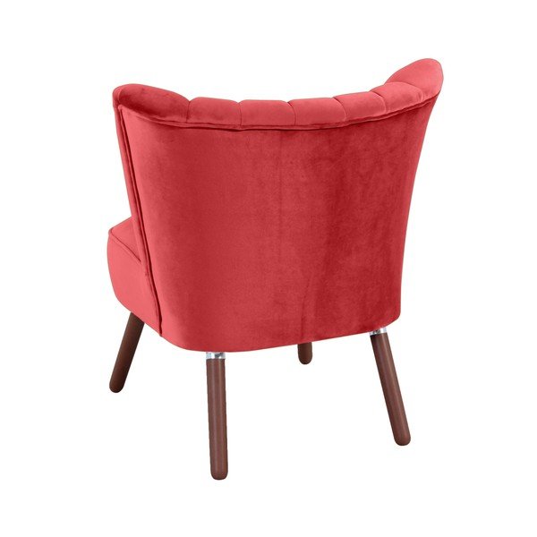 Červené kreslo Max Winzer Alessandro Velour-image-2