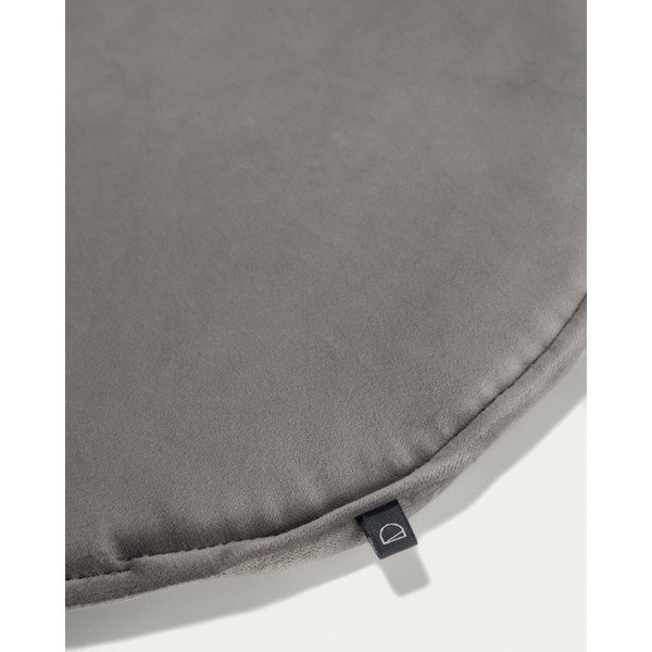Zamatový sedák ø 35 cm Rimca – Kave Home-image-1