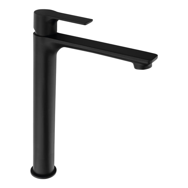 Matne čierna stojančeková umývadlová batéria Pax – Sapho