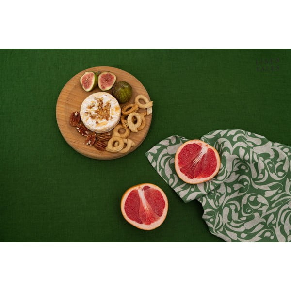 Ľanová utierka 45x65 cm Evergreen Damask – Linen Tales-image-3