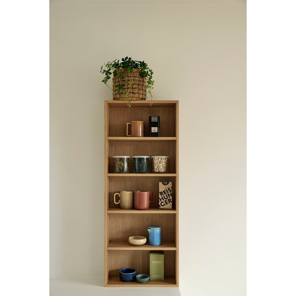 Poschodová polica v prírodnej farbe Kappu - Hübsch-image-1