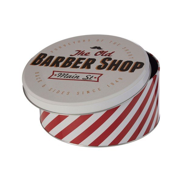 Súprava 2 cínových úložných boxov Premier Housewares Barber Shop-image-1