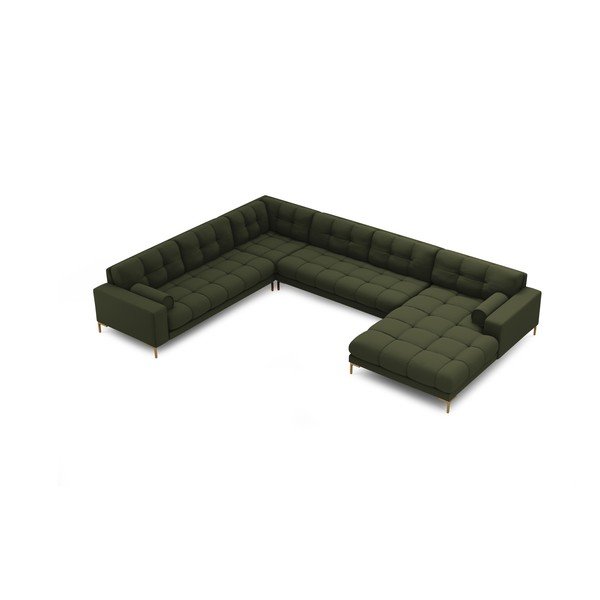 Zelená rohová pohovka (ľavý roh) Bali – Cosmopolitan Design-image-4