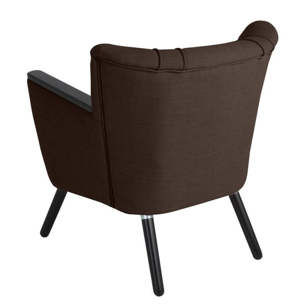 Čokoládovohnedé kreslo Max Winzer Laurin-image-1