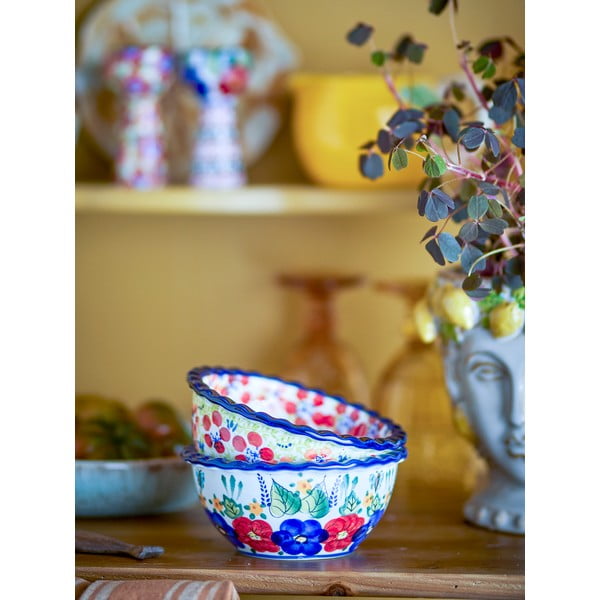 Servírovacie misky v súprave 2 ks z kameniny 380 ml Florist – Bloomingville-image-2