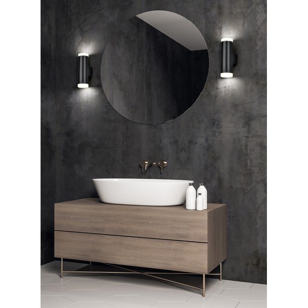 Matne čierne LED nástenné svietidlo Ray - Trio-image-1