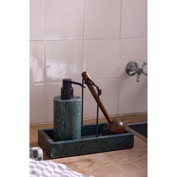 Tmavozelený kamenný stojan na umývacie prostriedky Marble – Mette Ditmer Denmark-image-1