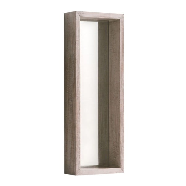 Nástenné zrkadlo z dreva paulovnie Geese Pure, 62 × 22 cm