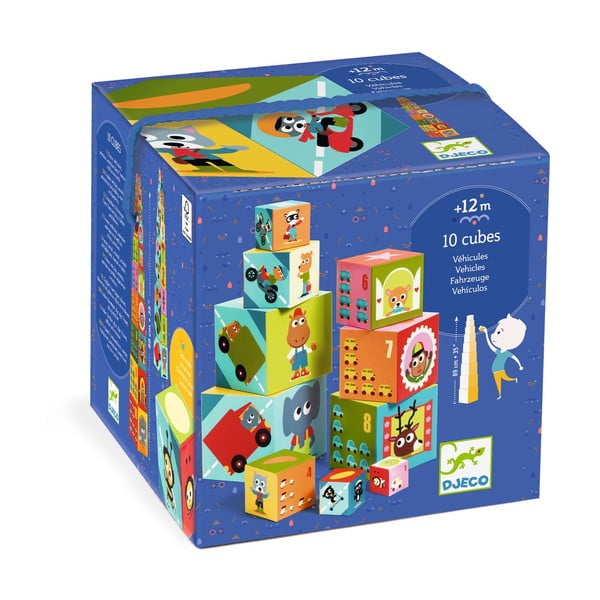 Škatuľková veža Djeco Dopravné prostriedky-image-2