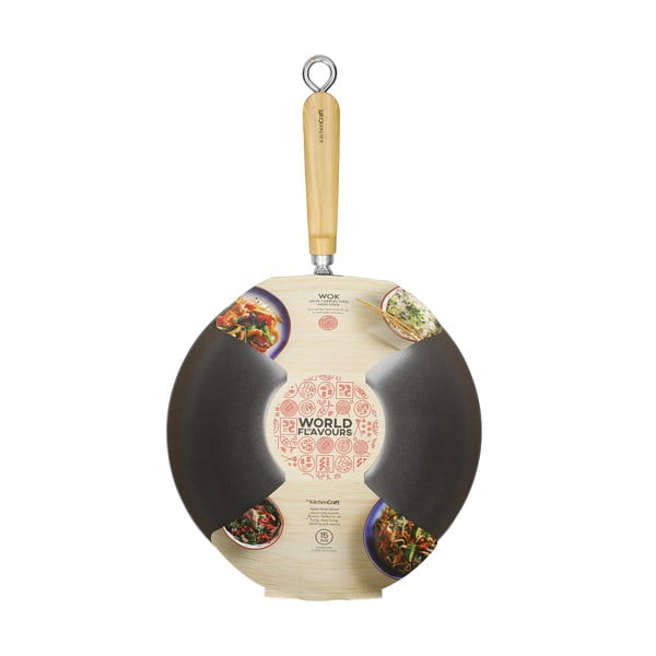 Nepriľnavá WOK panvica Kitchen Craft Oriental, 30 cm-image-4