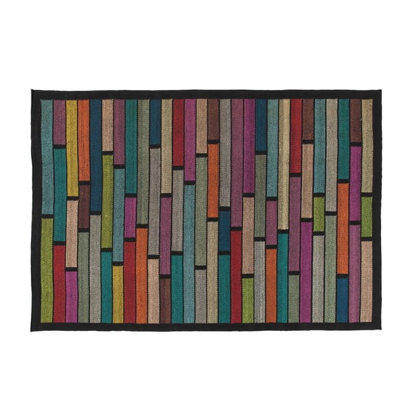 Vlnený koberec Rubina Black, 170x240 cm
