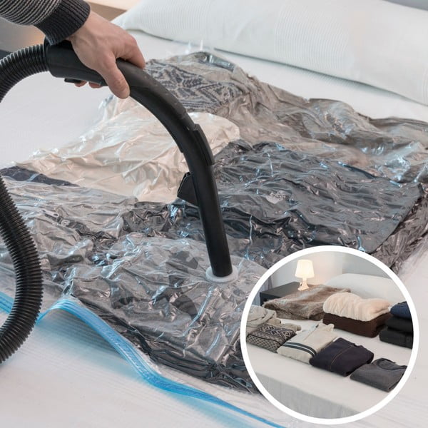 Vákuové vrece na oblečenie InnovaGoods Vacuum, 100 × 130 cm