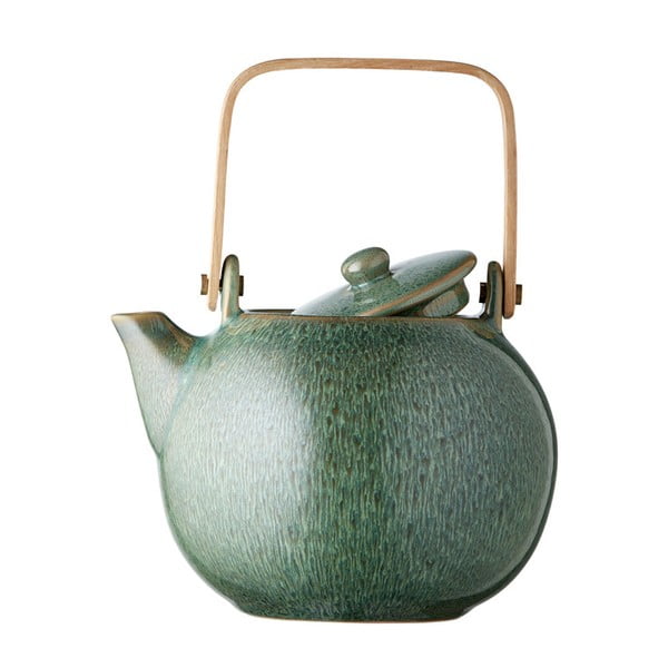 Zelená keramická kanvica na čaj so sitkom 1,2 l Gastro Green – Bitz-image-2