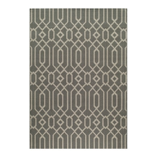 Sivý koberec Nourison Baja Talara, 290 × 201 cm