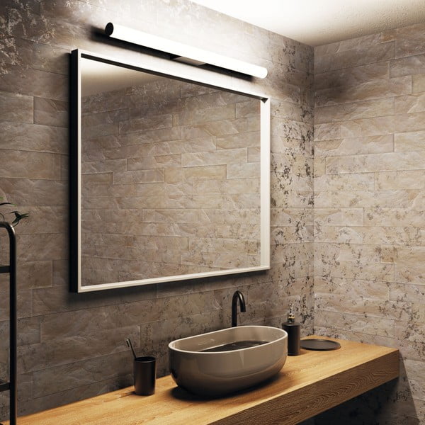 Čierne nástenné svietidlo SULION Caspio, dĺžka 90 cm-image-4