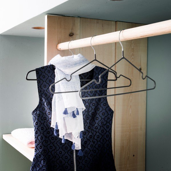 Sada 3 šatníkových vešiakov Compactor Grey Coats-image-2