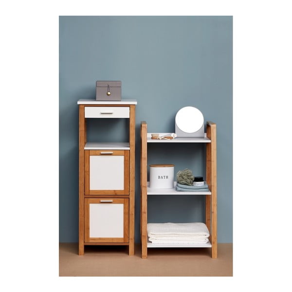 Bambusový kúpeľňový regál s 3 policami Wenko Finja-image-4