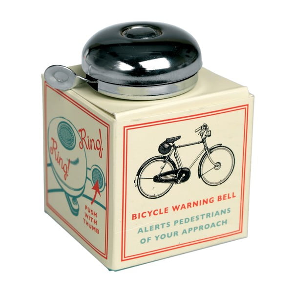 Klasický chrómový zvonček na bicykel Rex London Bicycle
