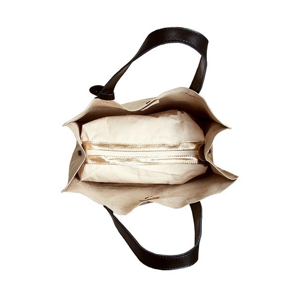 Kabelka zlatej farby z pravej kože Andrea Cardone Amy-image-1