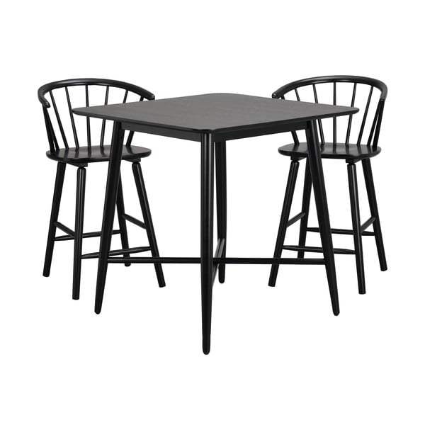 Čierny barový stôl Rowico Lotta-image-4