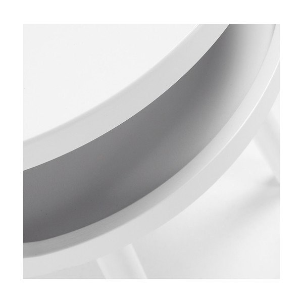 Biely odkladací stolík s úložným priestorom Kave Home Bruk-image-3