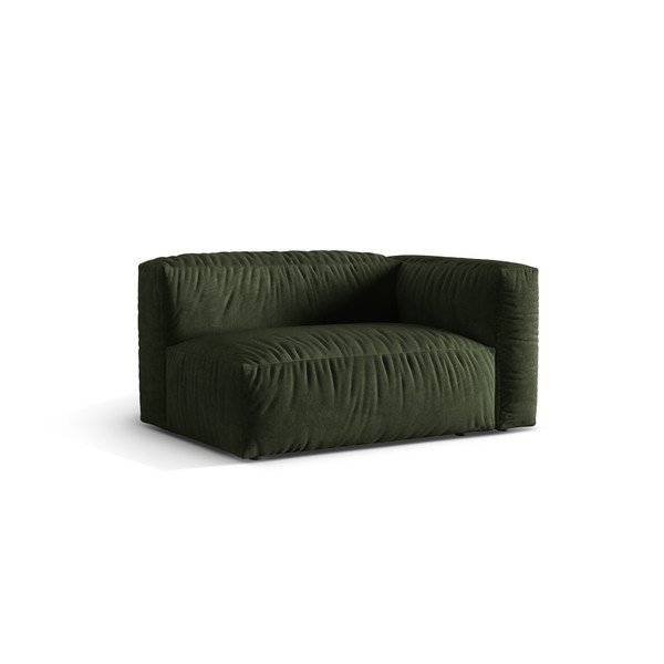 Zelený zamatový modul pohovky (pravý roh) Martina – Micadoni -image-1