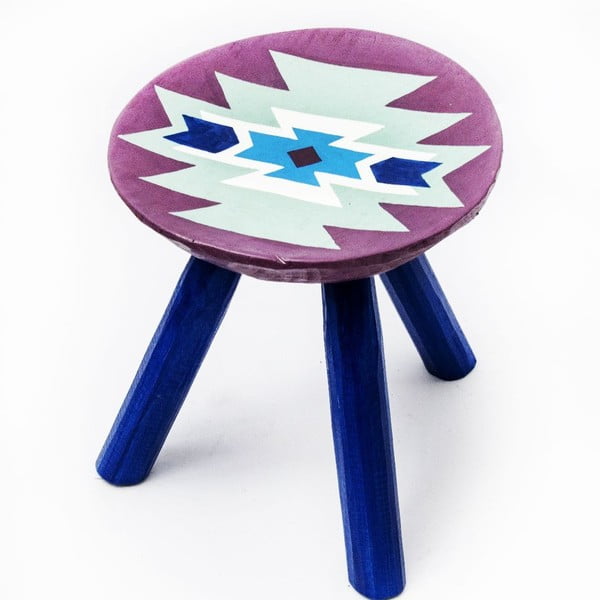 Ručne maľovaná stolička Biertan, 28 cm
