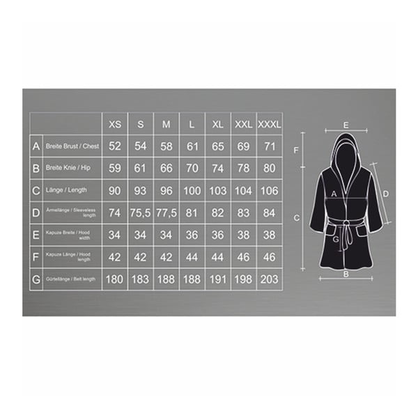 Červený unisex župan z mikrovlákna DecoKing Robby, veľ. M-image-2