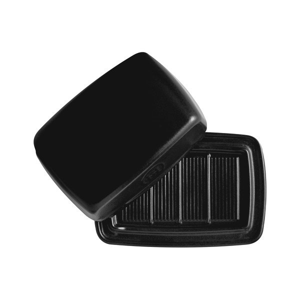 Čierna keramická nádobka na maslo – Emile Henry-image-1