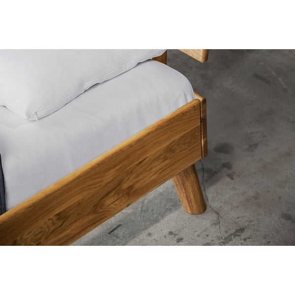 Dvojlôžková posteľ z dubového dreva 160x200 cm Greg 2 - The Beds-image-3