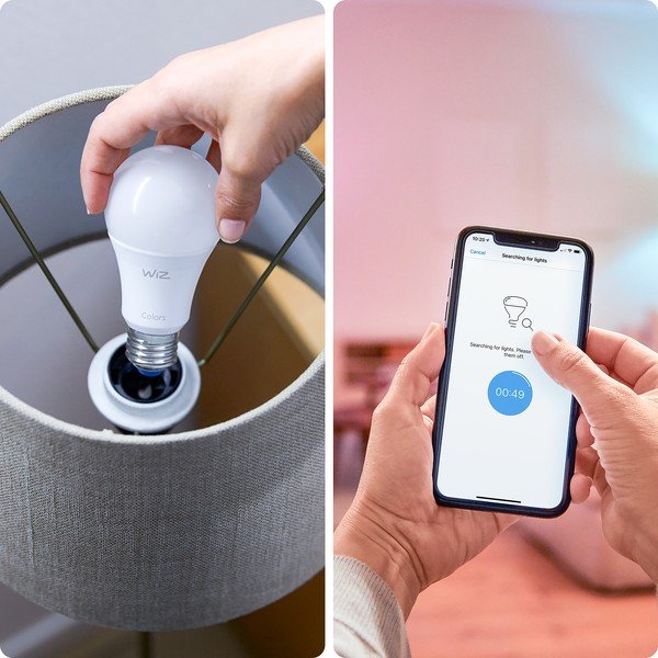 LED smart žiarovka E27, 7 W – WiZ-image-1