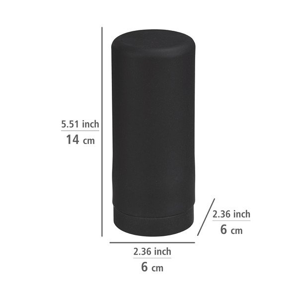 Čierny silikónový dávkovač na mydlo Wenko Easy Squeez-e-image-4