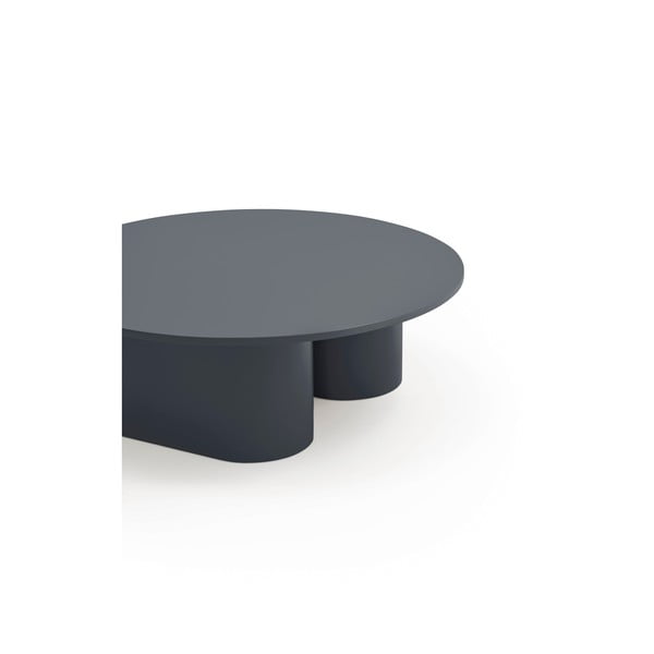 Antracitovosivý konferenčný stolík 110x111 cm Totem – Teulat-image-4