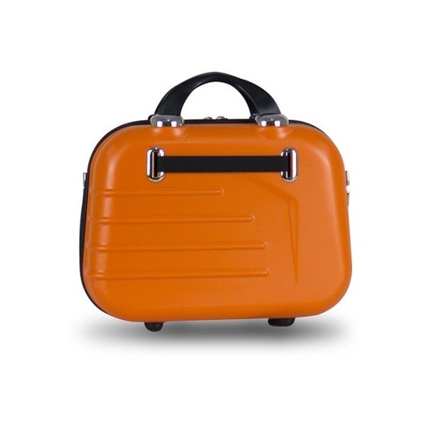 Oranžový dámsky príručný cestovný kufrík My Valice PREMIUM Make Up & Hand Suitcase-image-1