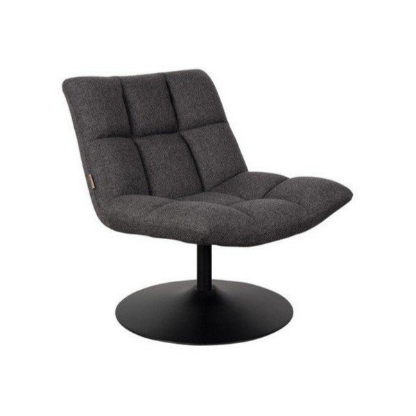 Tmavosivé kreslo Dutchbone Bar