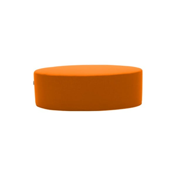 Oranžový puf Softline Bon-Bon Valencia Orange, dĺžka 100 cm