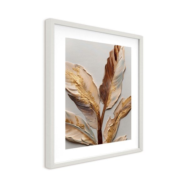 Tlačený obraz s rámom 40x50 cm Golden Strelitzia – Styler-image-4
