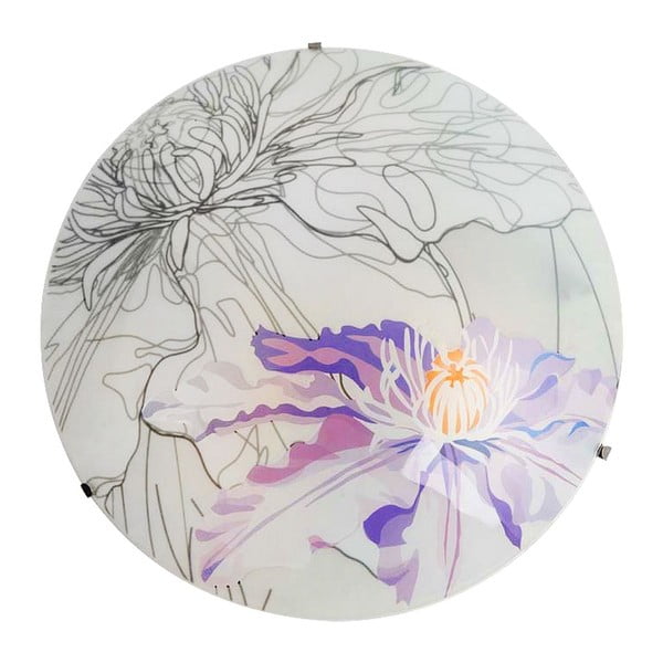 Nástenné svetlo Violet Spring Round, 30 cm