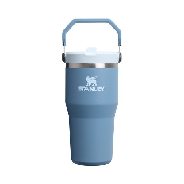 Sivomodrá termoska z nehrdzavejúcej ocele 600 ml IceFlow™ Flip Straw 2.0 Tumbler Indigo – Stanley