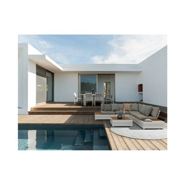 Biela kovová záhradná stolička Heta   – Bizzotto-image-4